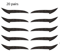 HKM-178515 Reusable Eyeliner Stickers in Multiple Colors – 10 Stickers per Pair, Various Designs Available