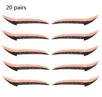 HKM-178515 Reusable Eyeliner Stickers in Multiple Colors – 10 Stickers per Pair, Various Designs Available