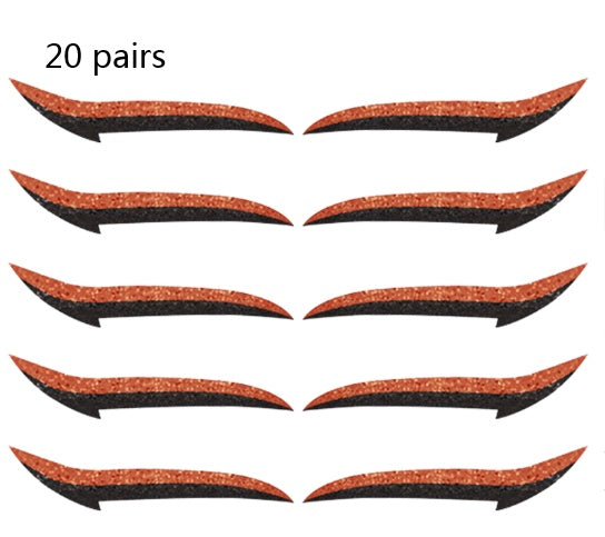 HKM-178515 Reusable Eyeliner Stickers in Multiple Colors – 10 Stickers per Pair, Various Designs Available