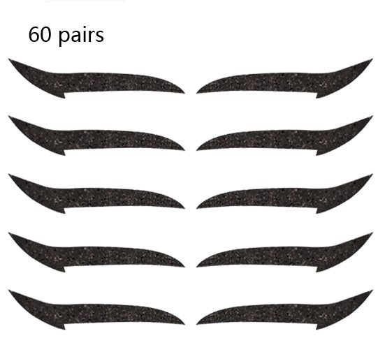HKM-178515 Reusable Eyeliner Stickers in Multiple Colors – 10 Stickers per Pair, Various Designs Available