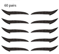 HKM-178515 Reusable Eyeliner Stickers in Multiple Colors – 10 Stickers per Pair, Various Designs Available