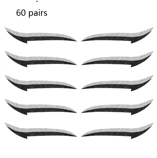 HKM-178515 Reusable Eyeliner Stickers in Multiple Colors – 10 Stickers per Pair, Various Designs Available