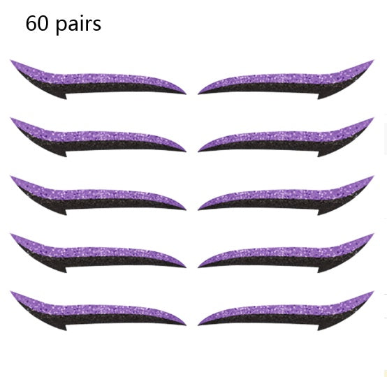 HKM-178515 Reusable Eyeliner Stickers in Multiple Colors – 10 Stickers per Pair, Various Designs Available