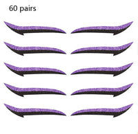 HKM-178515 Reusable Eyeliner Stickers in Multiple Colors – 10 Stickers per Pair, Various Designs Available