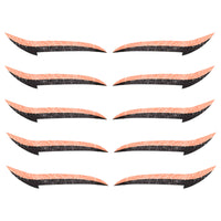 HKM-178515 Reusable Eyeliner Stickers in Multiple Colors – 10 Stickers per Pair, Various Designs Available