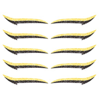 HKM-178515 Reusable Eyeliner Stickers in Multiple Colors – 10 Stickers per Pair, Various Designs Available