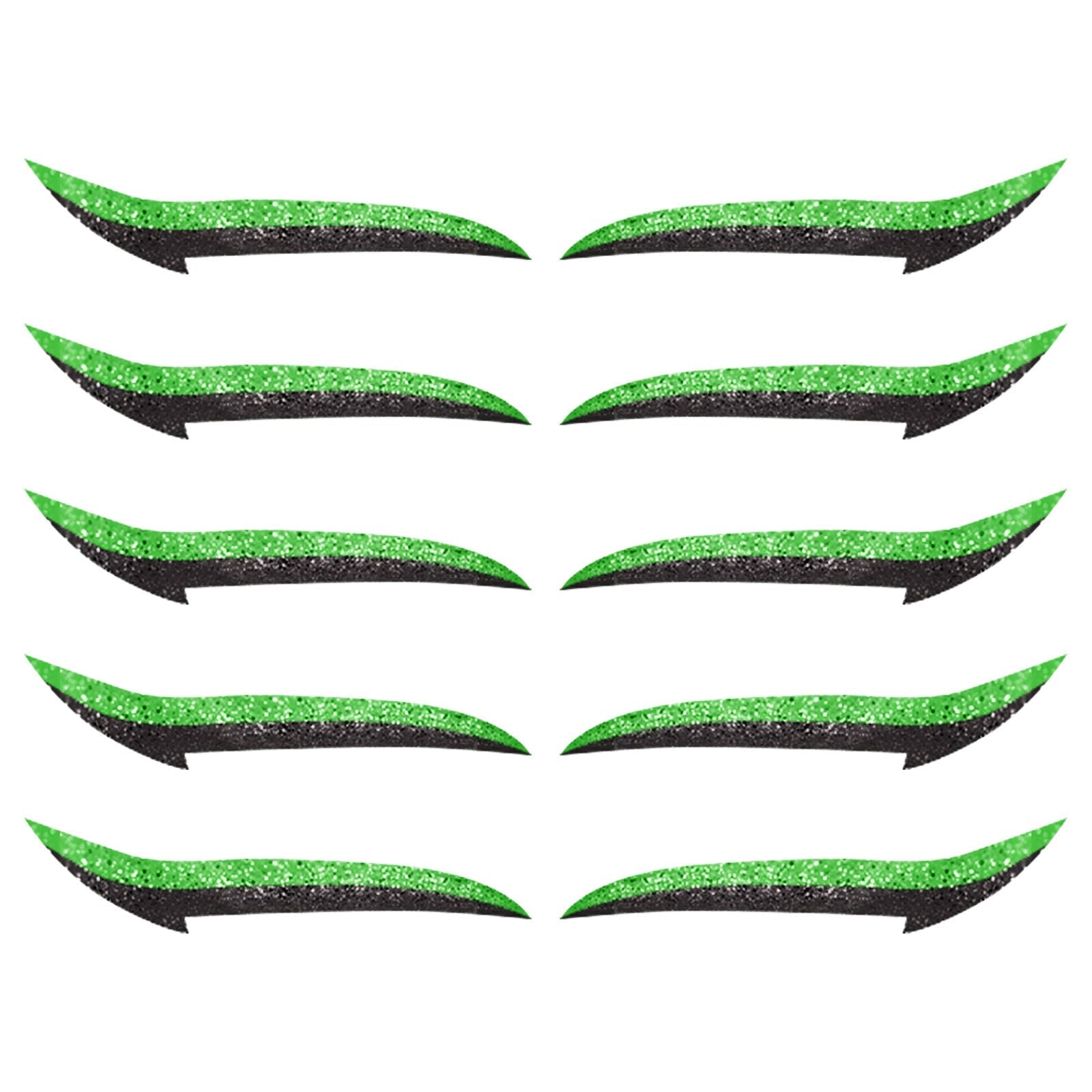 HKM-178515 Reusable Eyeliner Stickers in Multiple Colors – 10 Stickers per Pair, Various Designs Available