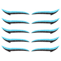 HKM-178515 Reusable Eyeliner Stickers in Multiple Colors – 10 Stickers per Pair, Various Designs Available