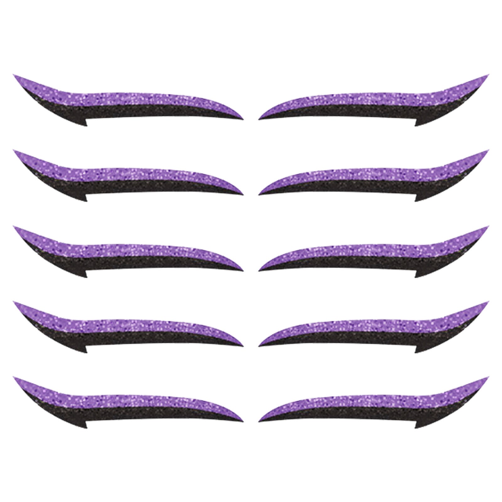 HKM-178515 Reusable Eyeliner Stickers in Multiple Colors – 10 Stickers per Pair, Various Designs Available