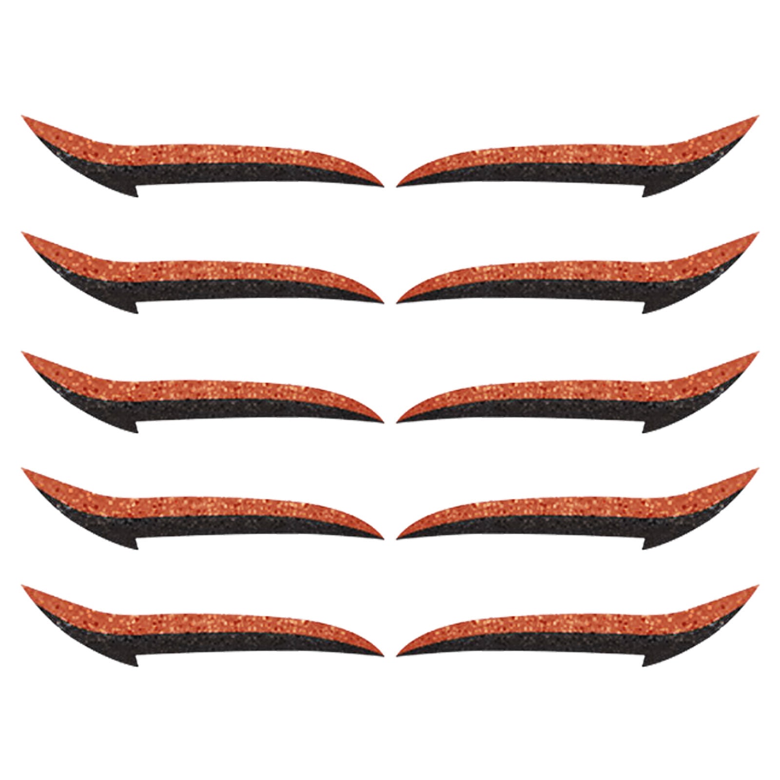 HKM-178515 Reusable Eyeliner Stickers in Multiple Colors – 10 Stickers per Pair, Various Designs Available
