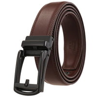 HKM-756627 Reverse Pull Buckle Leather Casual Belt - Model LY33-23428-1