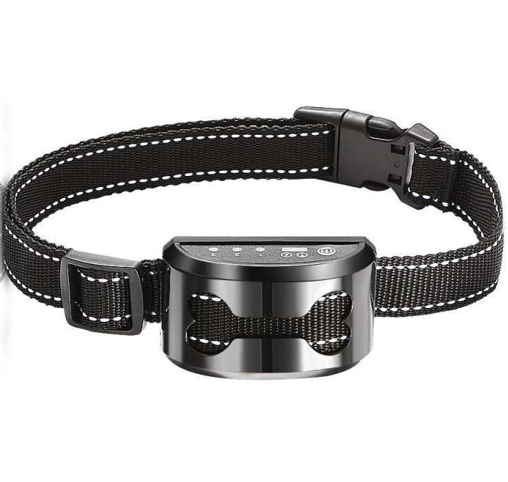 HKM-295251 Ultrasonic Adjustable Dog Bark Control Collar with USB Rechargeable Battery
