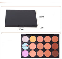 HKM-882451 15-Color Concealer Palette for Flawless Makeup Application, 110g