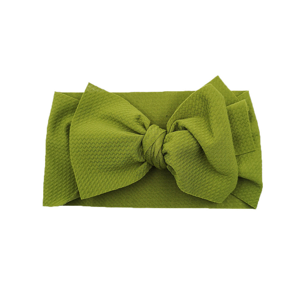 HKM-060307 Plaid Bowknot Headband with Big Butterfly Design