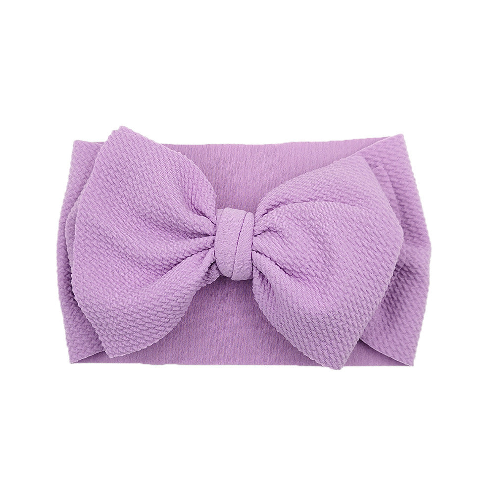 HKM-060307 Plaid Bowknot Headband with Big Butterfly Design