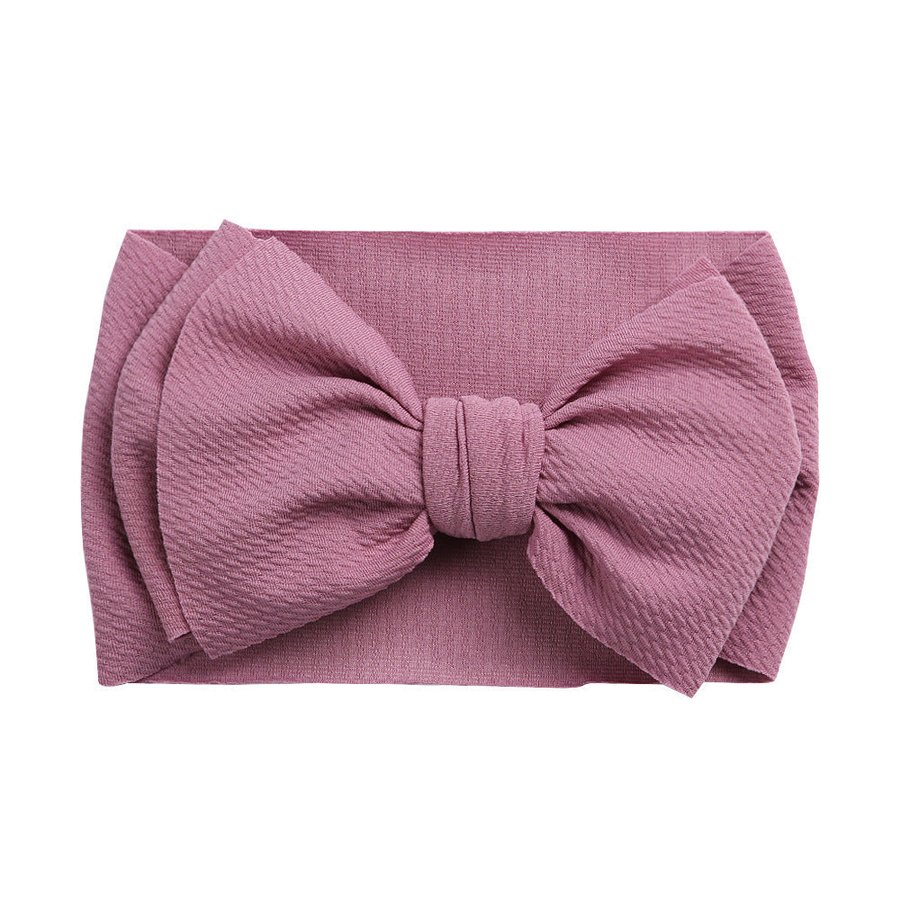 HKM-060307 Plaid Bowknot Headband with Big Butterfly Design