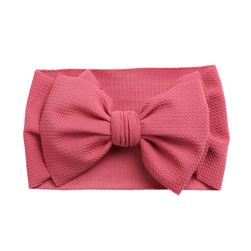 HKM-060307 Plaid Bowknot Headband with Big Butterfly Design