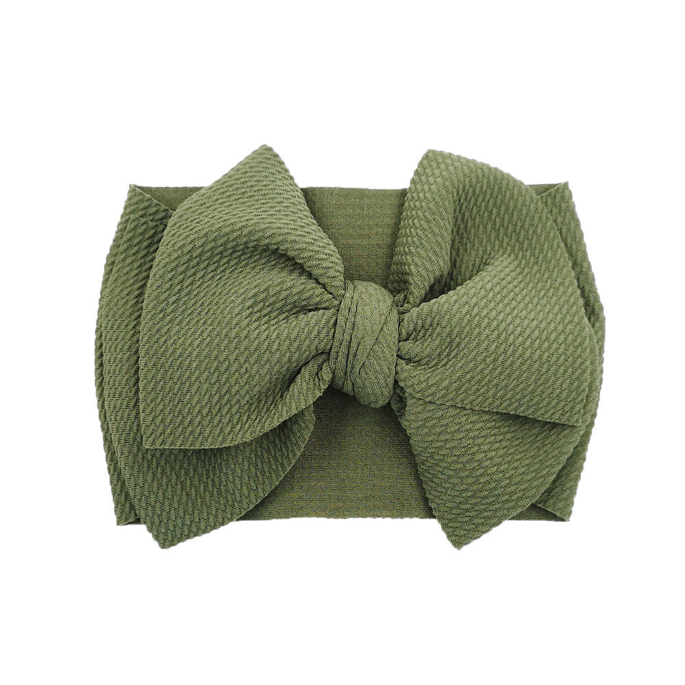 HKM-060307 Plaid Bowknot Headband with Big Butterfly Design