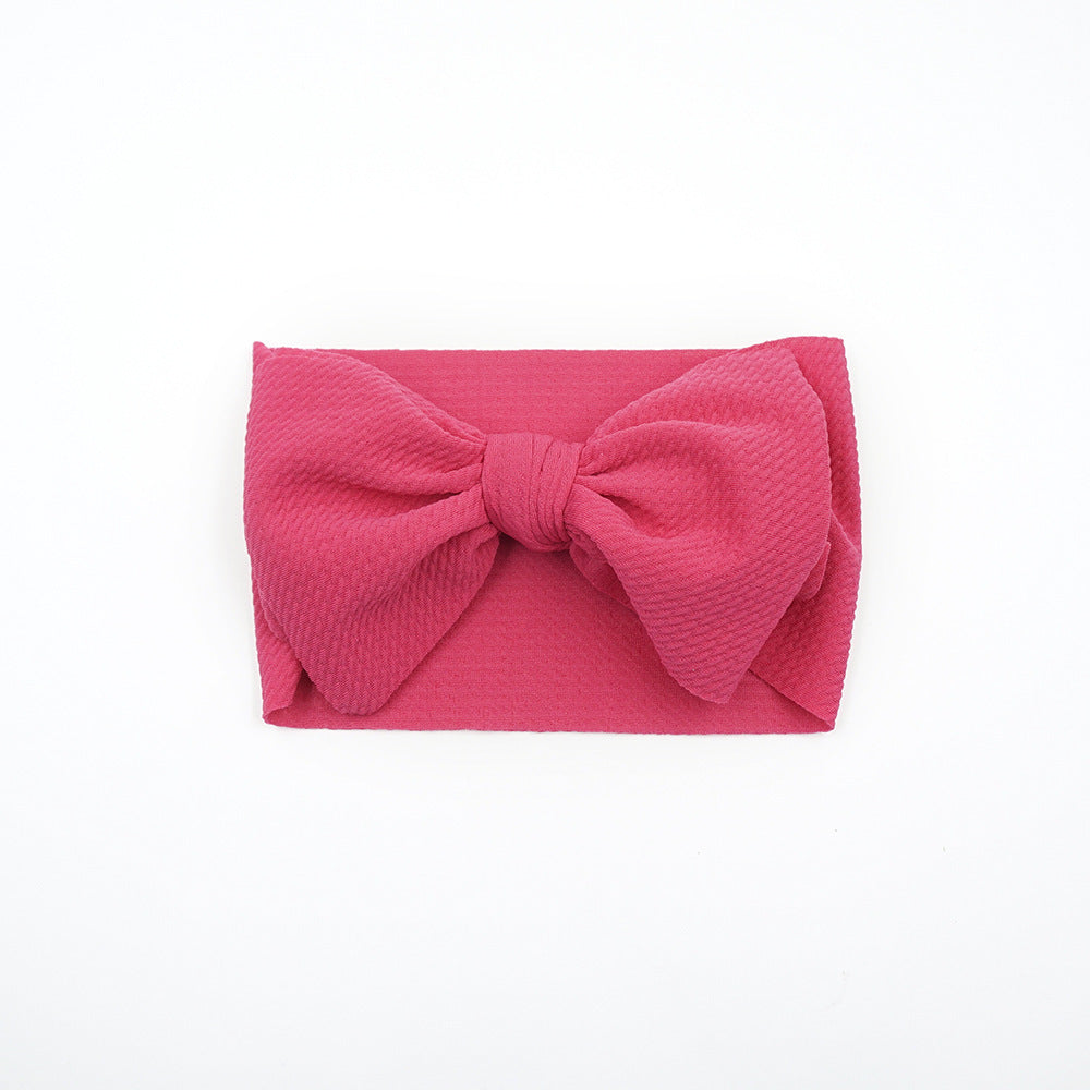 HKM-060307 Plaid Bowknot Headband with Big Butterfly Design