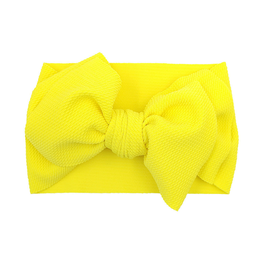 HKM-060307 Plaid Bowknot Headband with Big Butterfly Design