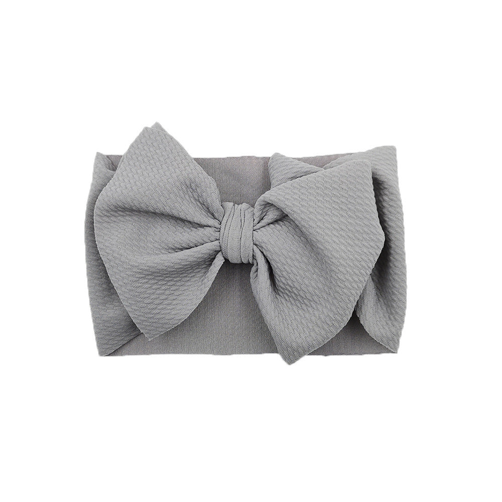 HKM-060307 Plaid Bowknot Headband with Big Butterfly Design