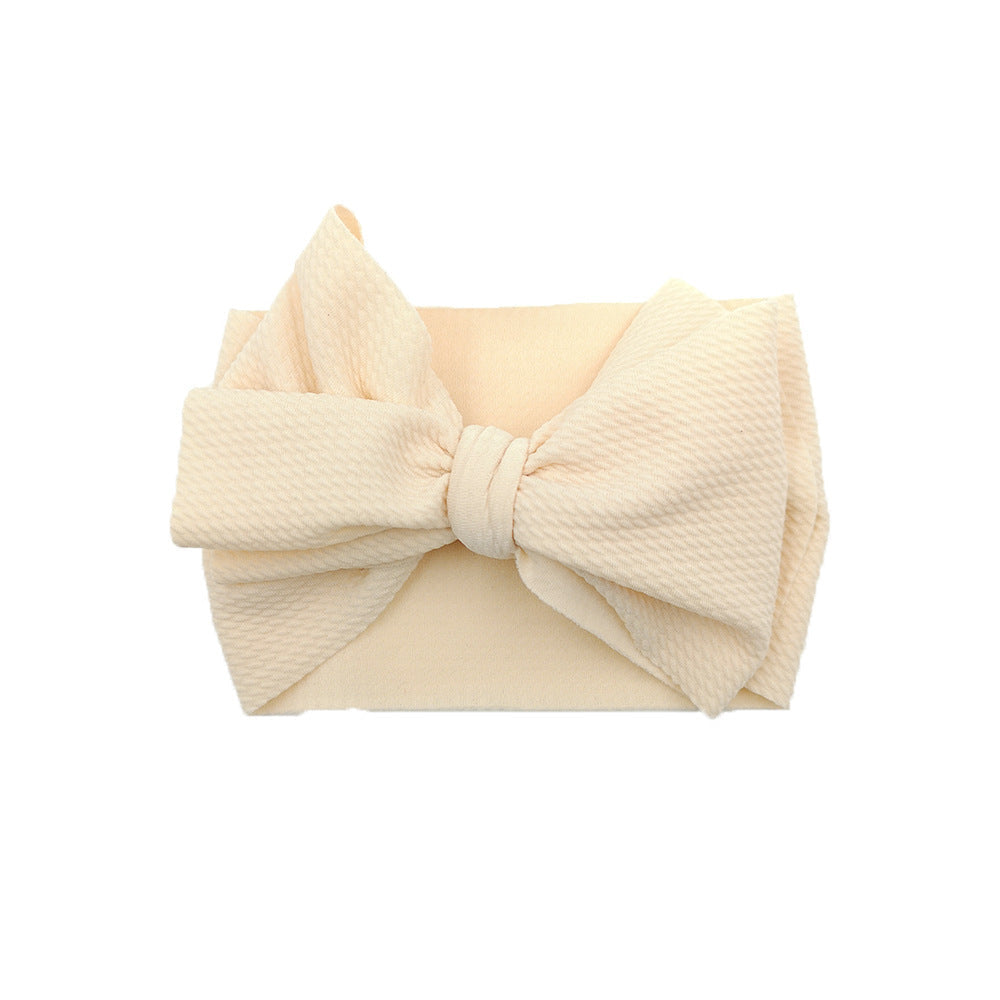 HKM-060307 Plaid Bowknot Headband with Big Butterfly Design