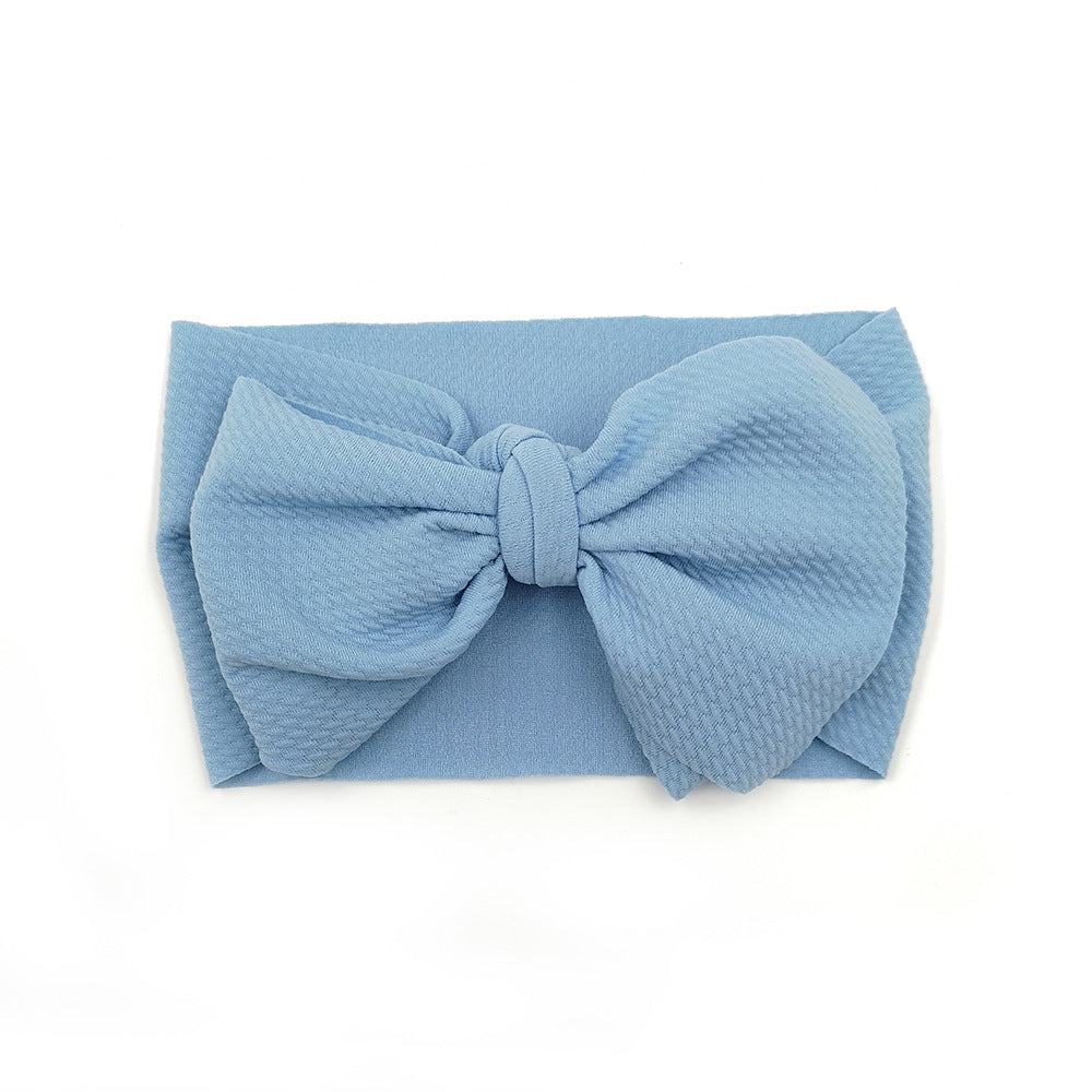 HKM-060307 Plaid Bowknot Headband with Big Butterfly Design