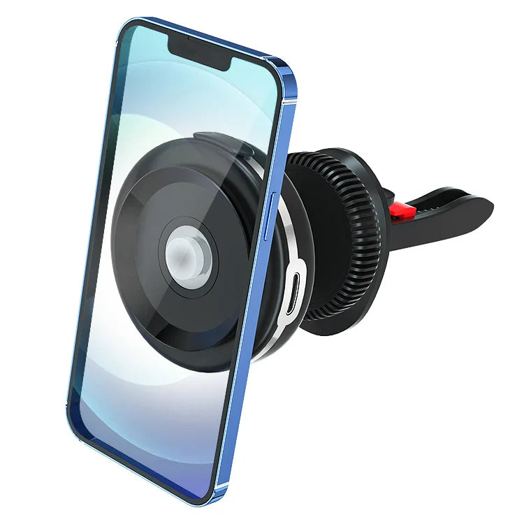 KTX-753363 Universal 10W Wireless Car Phone Holder with 360-Degree Rotation for Air Vent Mount