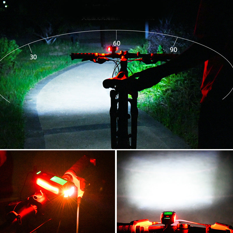 HKM-170899 Wireless Bicycle Headlight with Code Meter