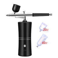 HKM-611603 Automatic Airbrush Spray Gun System with Iron Pot and Dual Paint Pots