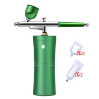 HKM-611603 Automatic Airbrush Spray Gun System with Iron Pot and Dual Paint Pots