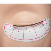 HKM-223955 Isolation Eye Stickers for Eyelash Grafting Practice - Tear Resistant and Tough Paper with Marked Scale for Novices