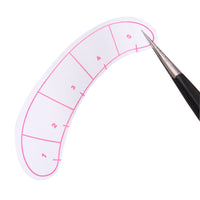 HKM-223955 Isolation Eye Stickers for Eyelash Grafting Practice - Tear Resistant and Tough Paper with Marked Scale for Novices
