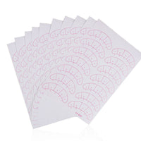 HKM-223955 Isolation Eye Stickers for Eyelash Grafting Practice - Tear Resistant and Tough Paper with Marked Scale for Novices