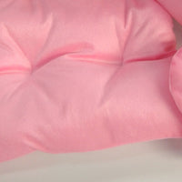 HKM-693523 Cozy Nest for Small and Medium Dogs - Soft Cloth Bed in Pink, Gray, and Blue