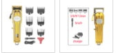 HKM-560787 Rechargeable Electric Hair Clipper with LCD Screen and Washable Blade