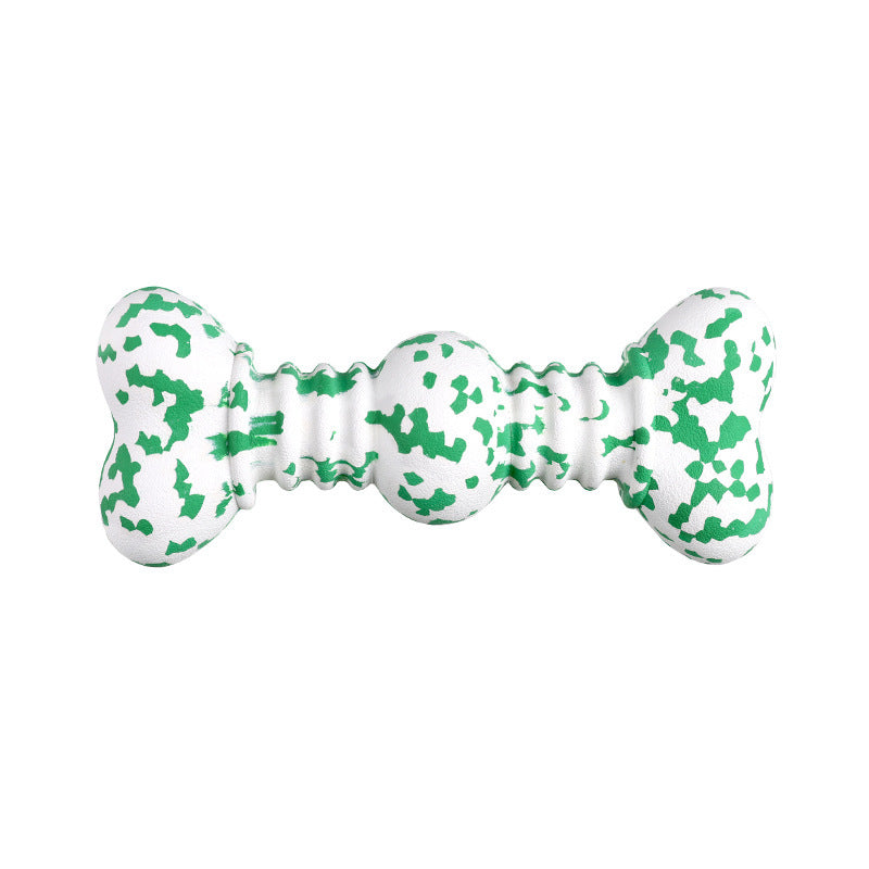 HKM-372947 Durable Natural Rubber Chew Toy for Medium to Large Dogs, Aggressive Chewers, Unique Camouflage Design