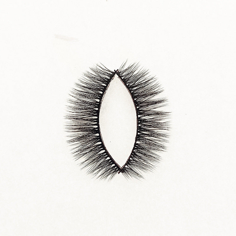 HKM-124499 3 Pairs of 3D Chemical Fiber Fake Eyelashes for Stunning Lashes