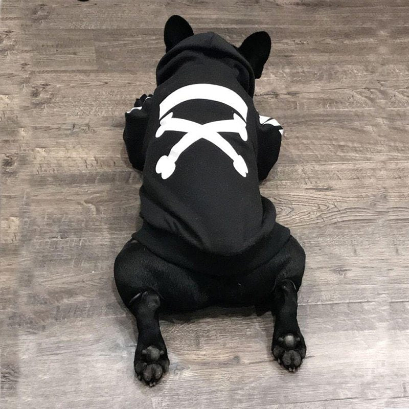 HKM-320787 Winter Dog Jacket with Hood - Casual Pet Apparel for Cold Weather Protection