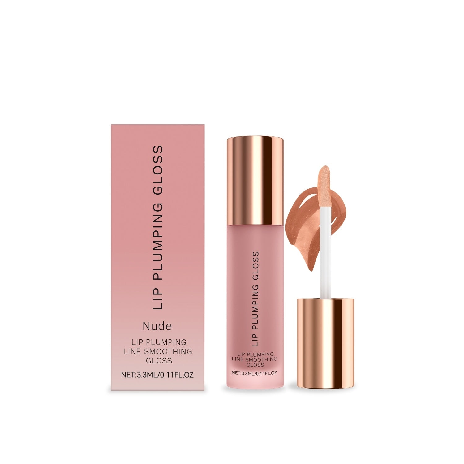 HKM-319955 Hydrating Lip Oil with Light Glass Effect for Moisturizing and Softening Lips
