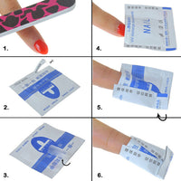 HKM-689555 Eco-Friendly Phototherapy Nail Polish Glue Remover Tablets - Pack of 50, 70g Total