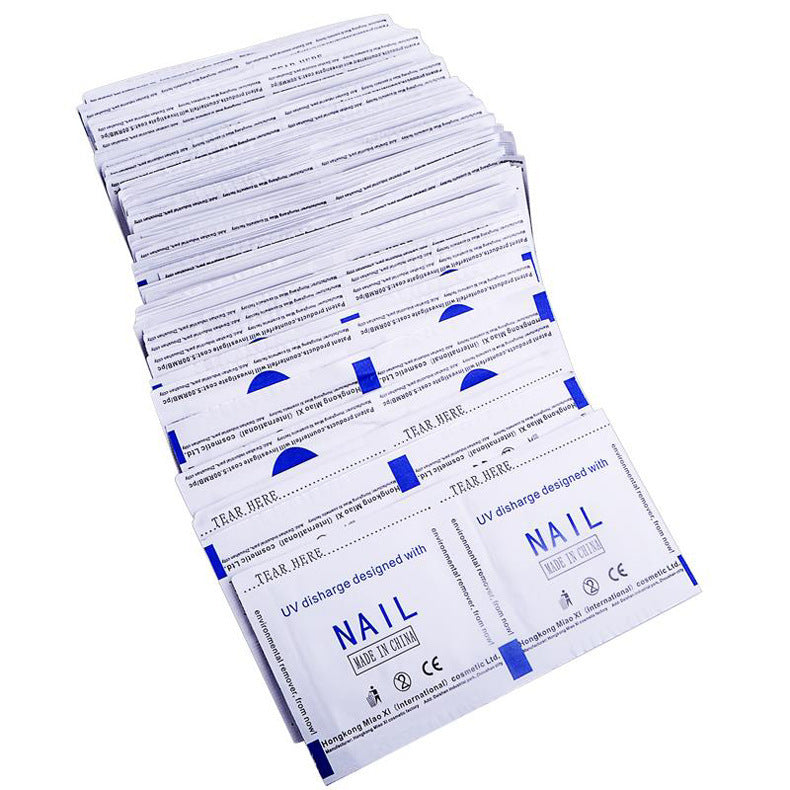 HKM-689555 Eco-Friendly Phototherapy Nail Polish Glue Remover Tablets - Pack of 50, 70g Total