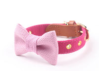 HKM-341843 Canvas Dog Collar with Hand-Holding Rope and Leather Stitching in Various Colors