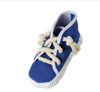 HKM-010195 Pet Simulation Sounding Toy - Colorful Cloth Canvas Shoes
