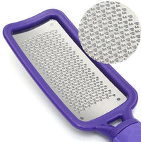 HKM-263507 Stainless Steel Dead Skin Remover Pedicure Tool with Rubber Handle, 28cm x 7cm