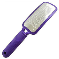 HKM-263507 Stainless Steel Dead Skin Remover Pedicure Tool with Rubber Handle, 28cm x 7cm