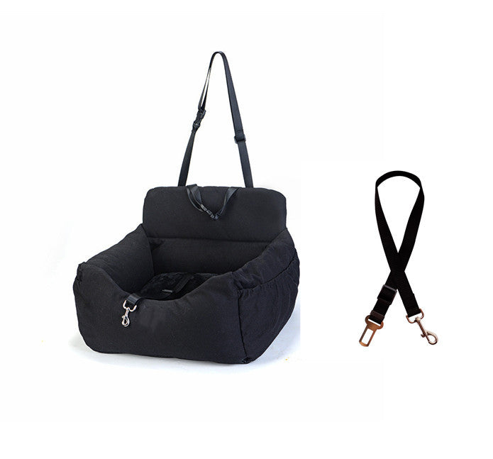 HKM-475347 Dual-purpose Indoor Car Dog Kennel - Soft Cloth Pet Nest in Various Colors