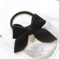 HKM-397203 Korean Style Handmade Suede Bow Hair Rope in Various Colors