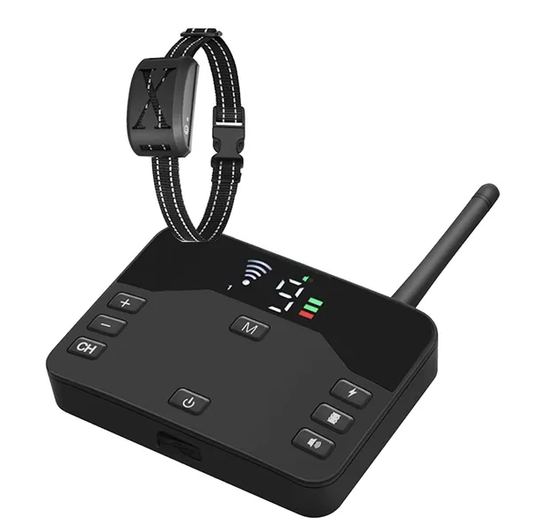 JMT-154250 Wireless Electric Dog Fence Containment System with Waterproof Shock Training Collar for All Dog Sizes