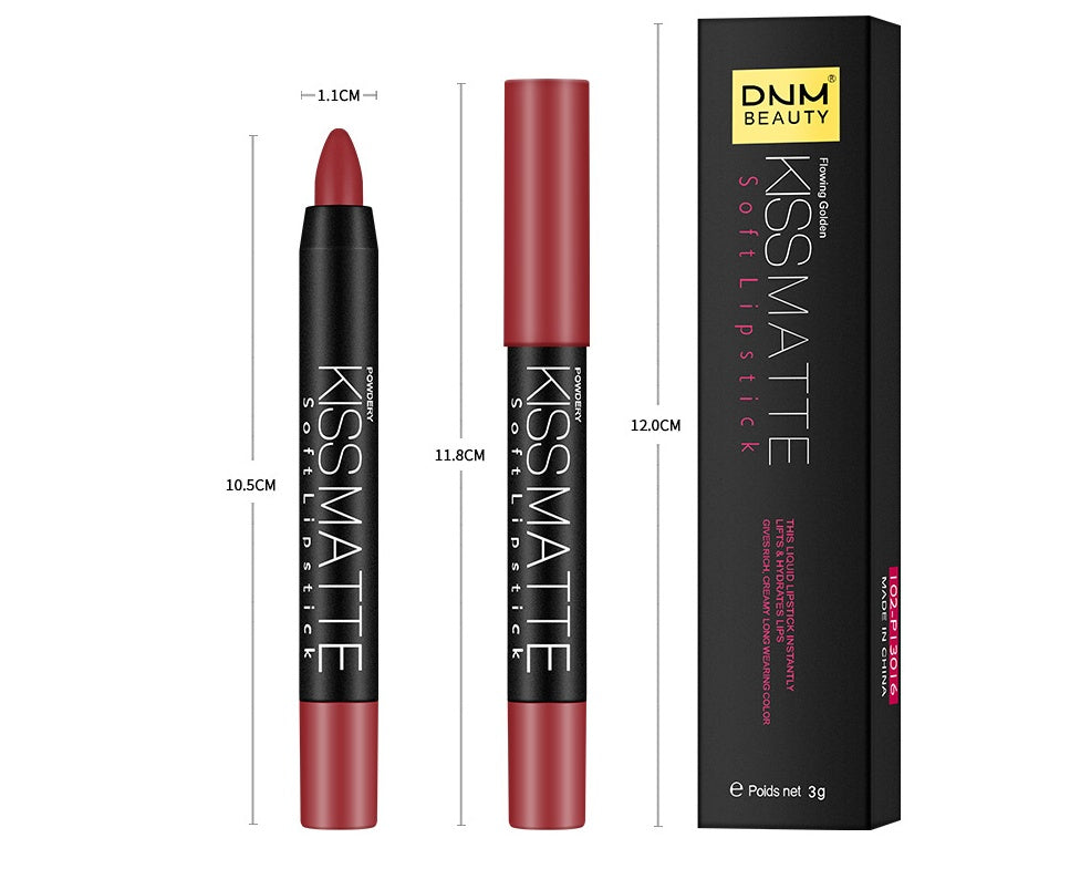 HKM-743635 Matte Finish Lipstick for All Skin Types - Long-Lasting Modification Formula